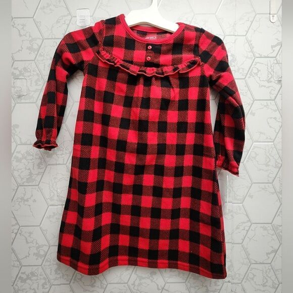 Nwt Girls Christmas Clothes Bundle, Dress and Nightgown - Picture 5 of 8